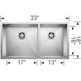 thumbnail image 2 of BLANCO QUATRUS R0 1.75 Undermount, 2 of 6