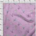 thumbnail image 3 of oneOone Silk Tabby Dusty Purple Fabric Ocean Turtles With Dot Diy Clothing Quilting Fabric Print Fabric By Yard 42 Inch Wide, 3 of 4