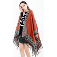 thumbnail image 3 of CoCopeaunt Women Tassel Shawl Wraps Open Front Poncho Sweater Cardigan Cape Blanket for Party Travel Office, 3 of 7