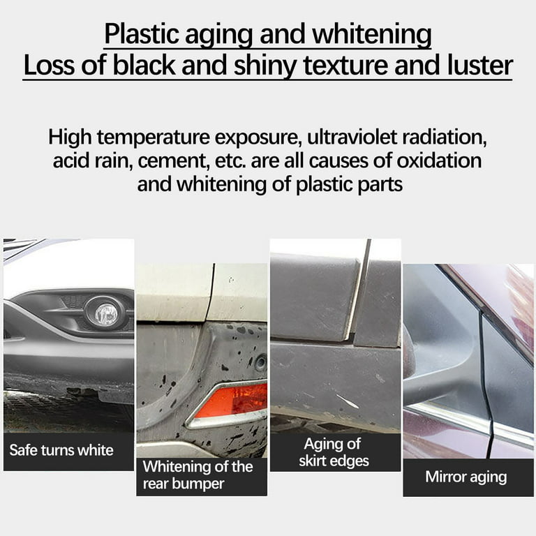DOKIKO Ceramic Trim Coating-Trim & Plastic Restorer for  Cars-12+Months-plastic restorer & hydrophobic trim coating-Not a  Dressing-Safe for Cars-10fl