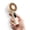Beige, variant on This portable fan is a handheld fan that supports USB charging (cooling time up to 10 hours) and is powered by a mini personal battery. It is easy to carry and ideal for travel and summer use.