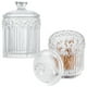 thumbnail image 1 of Juego de 2 tarros de cristal Timcorr para boticario soportes Qtip de 10 oz con tapa, 1 of 5