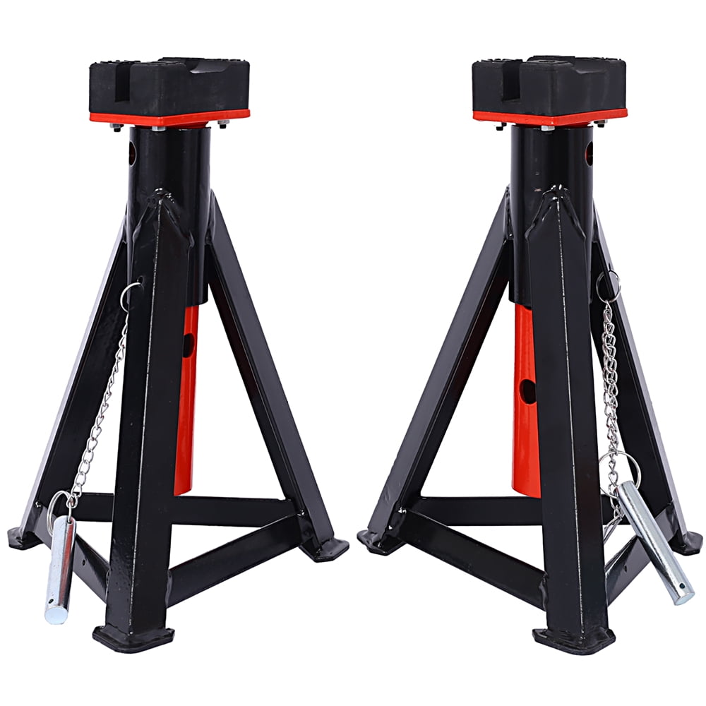 3 Ton Car Axle Jack Stand Adjustable Folding Pipe jackstands Height Lift Support Jack Stand Mount Car Accessories Repair Tool