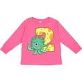 thumbnail image 3 of Inktastic 2nd Birthday Monster Boys or Girls Long Sleeve Toddler T-Shirt, 3 of 5