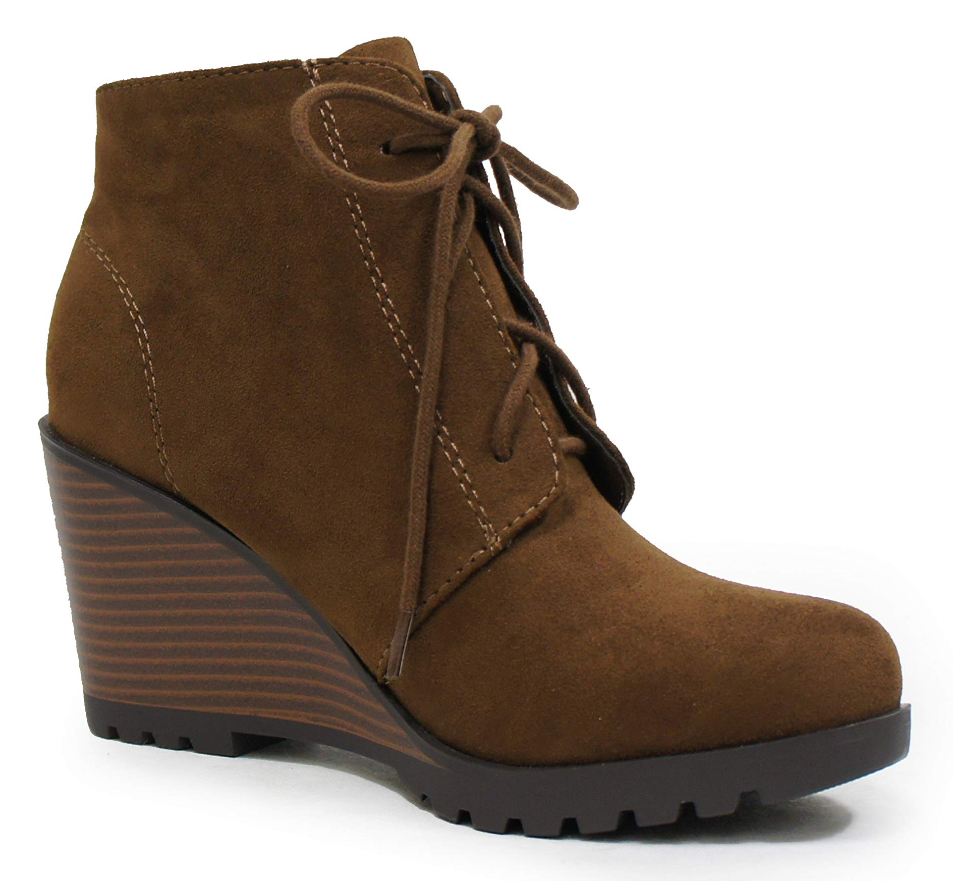 womens ankle boots wedge heel