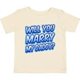 thumbnail image 3 of Inktastic Will You Marry My Daddy (blue) Boys or Girls Baby T-Shirt, 3 of 5