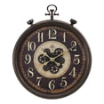 thumbnail image 5 of Clocks - 24" Round - Gear Mechanism - Wall Clock - Brown - Traditional, 5 of 5