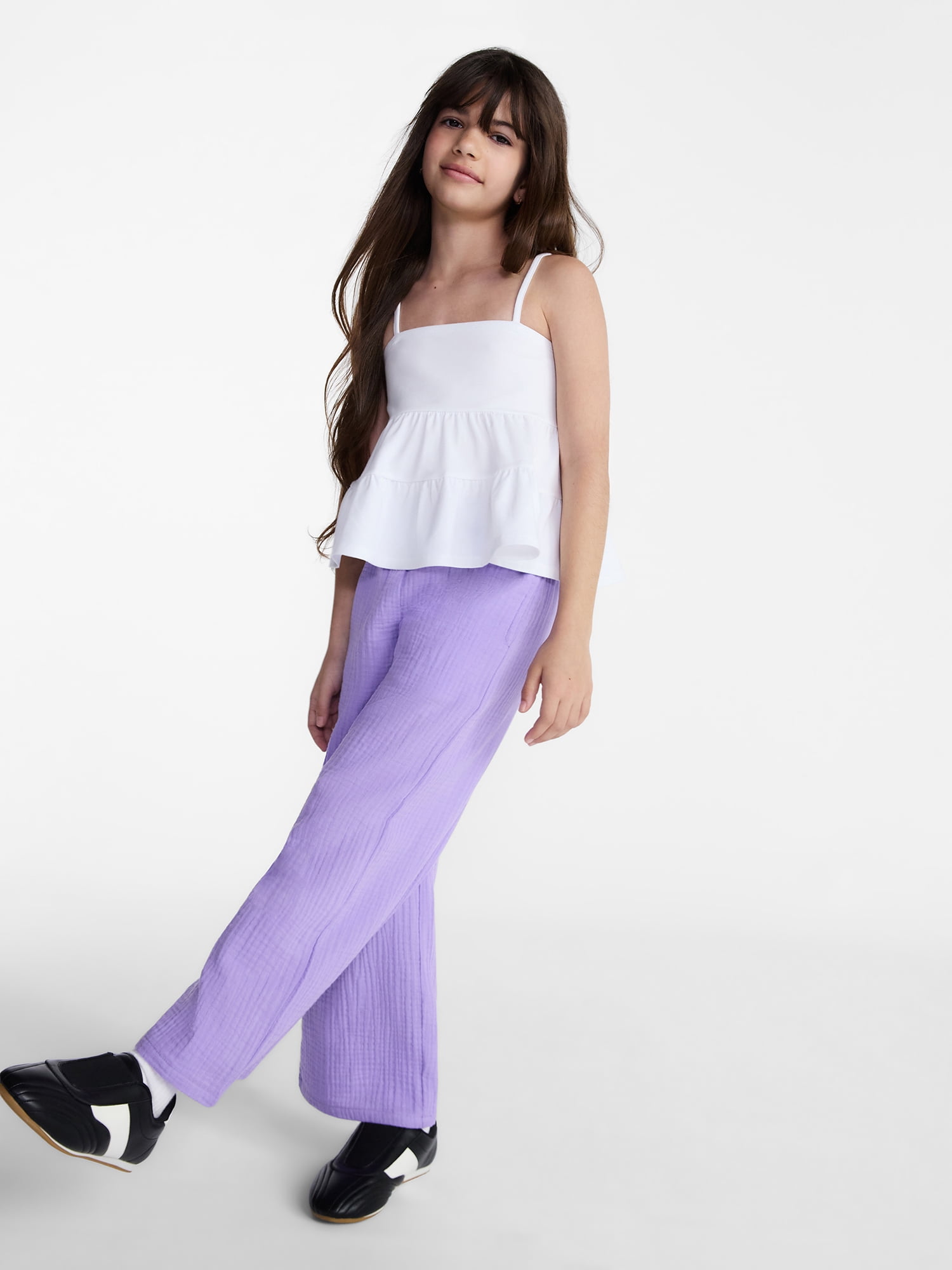 Weekend Academy Girls Tiered Tank Top, Sizes 4-18