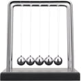 thumbnail image 3 of Newtons Cradle Balance Balls Science Physics Gadget Desktop Deco Rojo Verde, 3 of 5