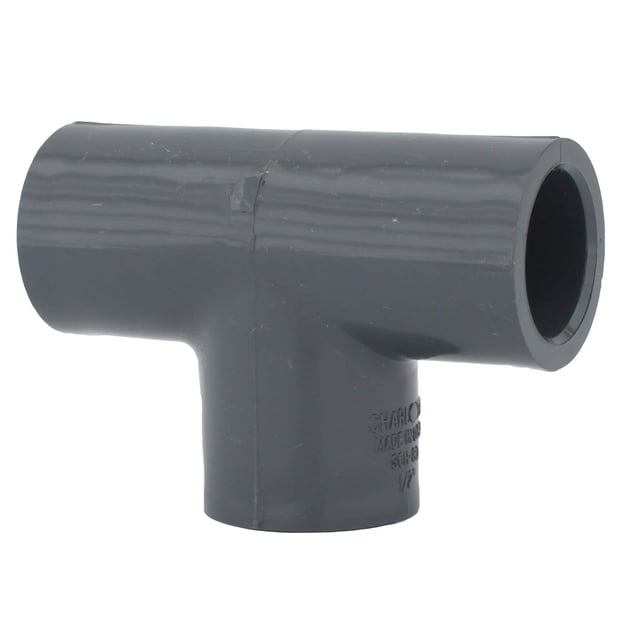 Conexión de tubería de presión Charlotte Pipe SCH 80 Tee de 1/2 pulgada