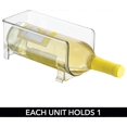 thumbnail image 5 of Porte-Bouteilles Ultra Moderne - Porte-Bouteilles Transparent - Porte-Bouteilles Horizontal Prolonge la Vie du Vin et du Liège - Porte-Bouteilles Empilables - 2 Bouteilles Chacun - Transparent, 5 of 5