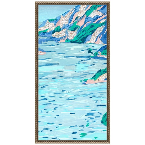 Amanti Art Ideal Vacation I Framed Canvas Wall Art Print