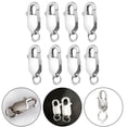 thumbnail image 3 of Lefu High Quality 925 Sterling Silver Lobster Claw Clasp Available in 4 sizes, 3 of 8