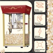 Great Northern Popcorn 8oz Matinee Popcorn Machine with Accessories, Red