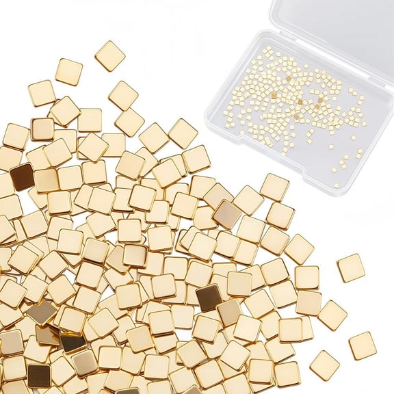 400Pcs Real 24K Gold Plated Chip Solder Brass Solder Chips Flux for Jewelry Precut Tiny Ultra Low Temp Easy Welding Solder Square for DIY Jewelry Making Repair Electronic Soldering 2x2mm Gold