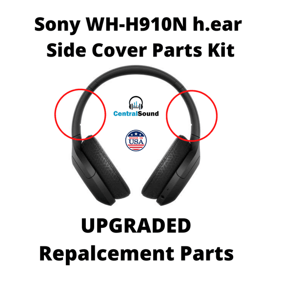 Replacement Side Cover Slider Parts UPGRADE KIT for Sony WHH910N WH-H910N H.Ear on 3 Headphones