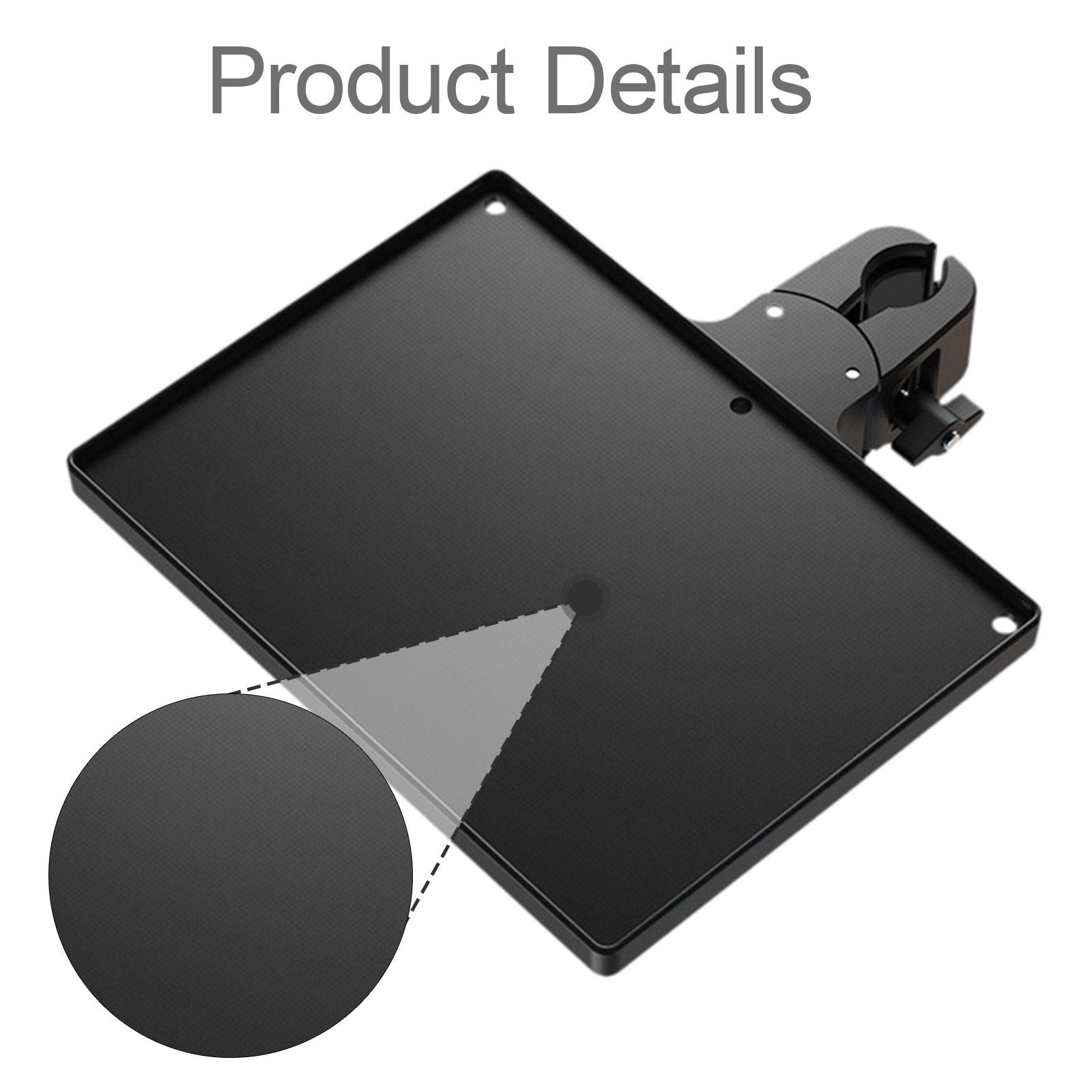Universal Mic Stand Tray Height Adjustable Storage Shelf for Stage Performance and Sound Card
