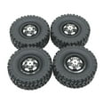 thumbnail image 5 of shamjina 4Pcs RC Wheels and Tires RC Crawler Car Tires for 1/12 MN82 LC79 1/16 RC Car Black, 5 of 8