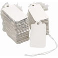thumbnail image 1 of 2025 Small White Price Tags 500PCS 28mm45mm Jewelry Marking Tags with String White Clothing Price Tag, 1 of 5