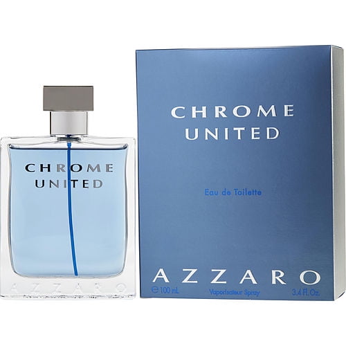 Chrome United by Azzaro Eau De Toilette Spray 3.4 oz for Men - Premium Designer Fragrance