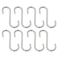 thumbnail image 3 of S Hook, S Hooks Heavy Duty 8PCS Portable Beautiful Fashionable Large Size  For Office For Kitchen For Shower Room 8 Pack S Hook, 3 of 8