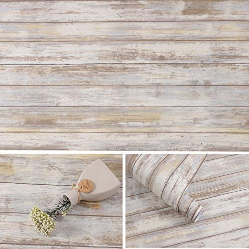 Distressed Wood Paper 17 X120 Self Adhesive Removable L And Stick Wallpaper Vinyl Decorative Plank Vintage Wall Covering For Furniture Surfaces Easy To Clean Wooden Grain Pap Com - Wood Look Vinyl Wall Covering Distressed Wood Paper 17 X120 Self Adhesive Removable L And Stick Wallpaper Vinyl Decorative Plank Vintage Wall Covering For Furniture Surfaces Easy To Clean Wooden Grain Pap Com - Wood Look Vinyl Wall Covering