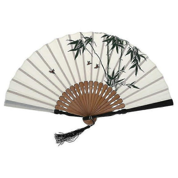 Summer Vintage Bamboo Folding Hand Held Fan Chinese Dance Wedding Party Decor Po