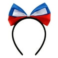thumbnail image 5 of Joernso Football Cheering Hair Hoop Decorative Kids Party Headband Bow Decor Soccer Themed Nation Flag Color Headband, 5 of 8