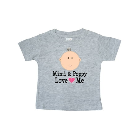 

Inktastic Mimi and Poppy Love Me Outfit Gift Baby Boy or Baby Girl T-Shirt