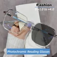 Women's Fashion Color Changing Sunglasses New Style Photochromic