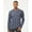 Heather Navy, variant on Tultex Unisex Poly-Rich Long Sleeve T-Shirt