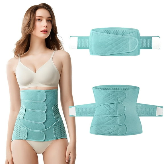 ‌2-in-1 Postpartum Recovery Belt - C-Section & Hysterectomy Support, Waist/Pelvis Binder for Postpartum Shape & Pain Relief