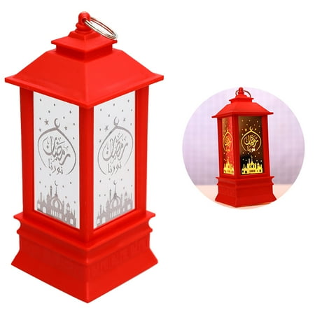 

Keyohome Ramadan Lantern Lamp Eid Mubarak LED Wind Night Lights Hanging Ornaments Islam Muslim Party Decor