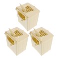 thumbnail image 1 of SHISUYAN 3pcs Bird Breeding Box Breathable Bird Nesting Box Bird Hatching Houses, 1 of 8