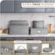 thumbnail image 3 of Sorbus China Contenedores de almacenamiento – Juego acolchado de 5 piezas para mover y transportar vajillas, platos redondos, cristalería, tazas y tazas con protectores de placas de fieltro – Cajas de, 3 of 5