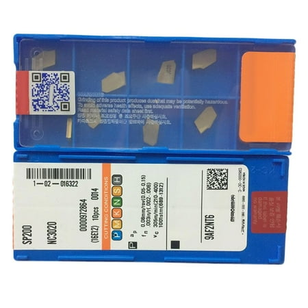 

Suyin 10Pcs Nc3020 Spb26- 2 Zqmx2N11-1E Grooving Cut-Off Carbide Inserts 2mm Size