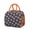Orange-37, variant on Portable Lunch Bag - Boho Mushroom Print, Thermal Insulated & Splash-Proof Food Storage Tote, Easy to Clean & Stylish for Office Workers & Students (Cottagecore Fungi)