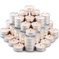 thumbnail image 4 of Velas de velas de té sin perfume a granel, velas de té de parafina sin humo, sin goteo y de larga duración, velas pequeñas para el hogar, piscina, shabat, bodas y emergencias, 4 of 4