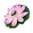 thumbnail image 1 of Minkissy 1Pcs Solar Water Lily Flower Lights for Pond and Pool Elegant Design Lotus Shape, 1 of 5