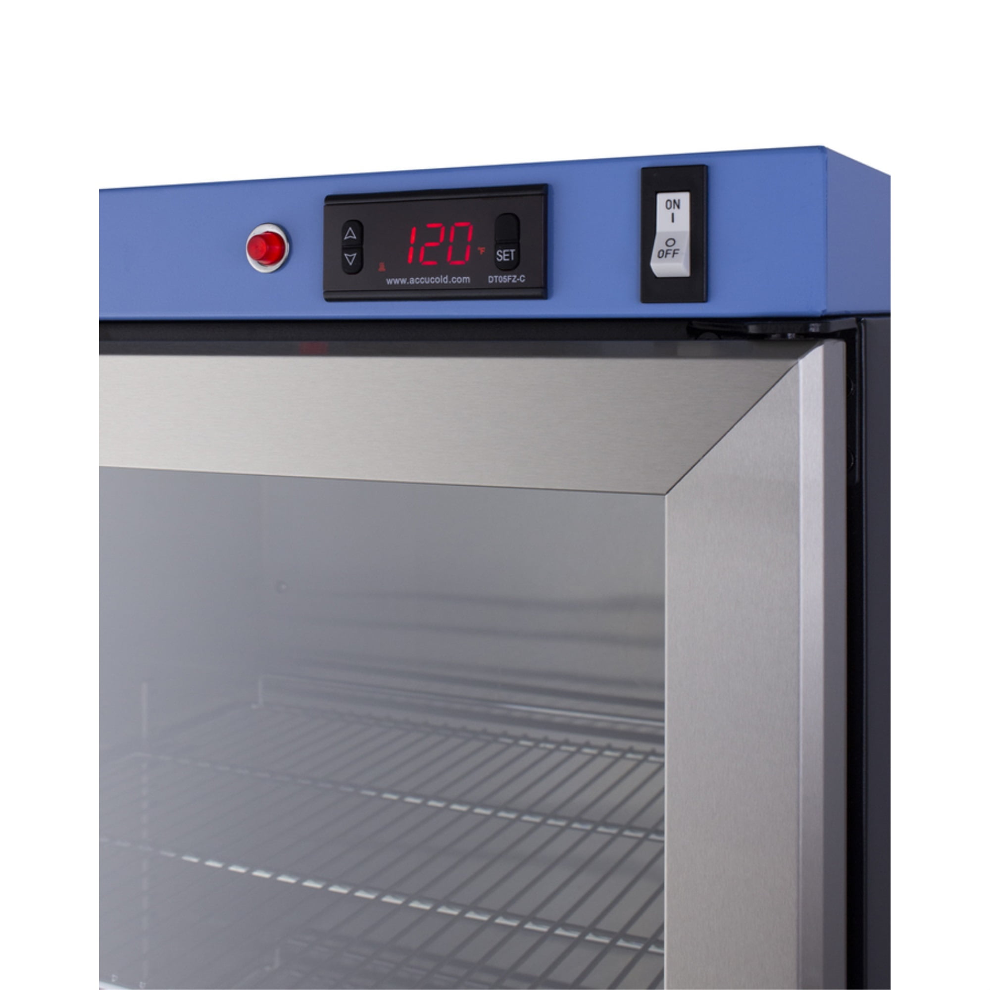 Summit Appliance PTHC125G 60 x 23.63 x 23.75 in. Single Chamber Warming Cabinet with Glass Door, Stainless Steel