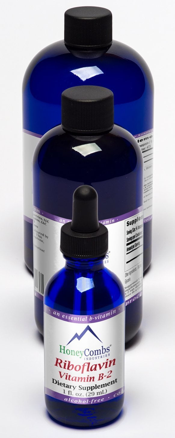 Vitamin B2 (Riboflavin), AlcoholFree Liquid Extract Support Digestion