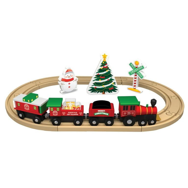 TRAIN EN BOIS クリスマス列車 【大型】 テディベア TRAIN EN BOIS