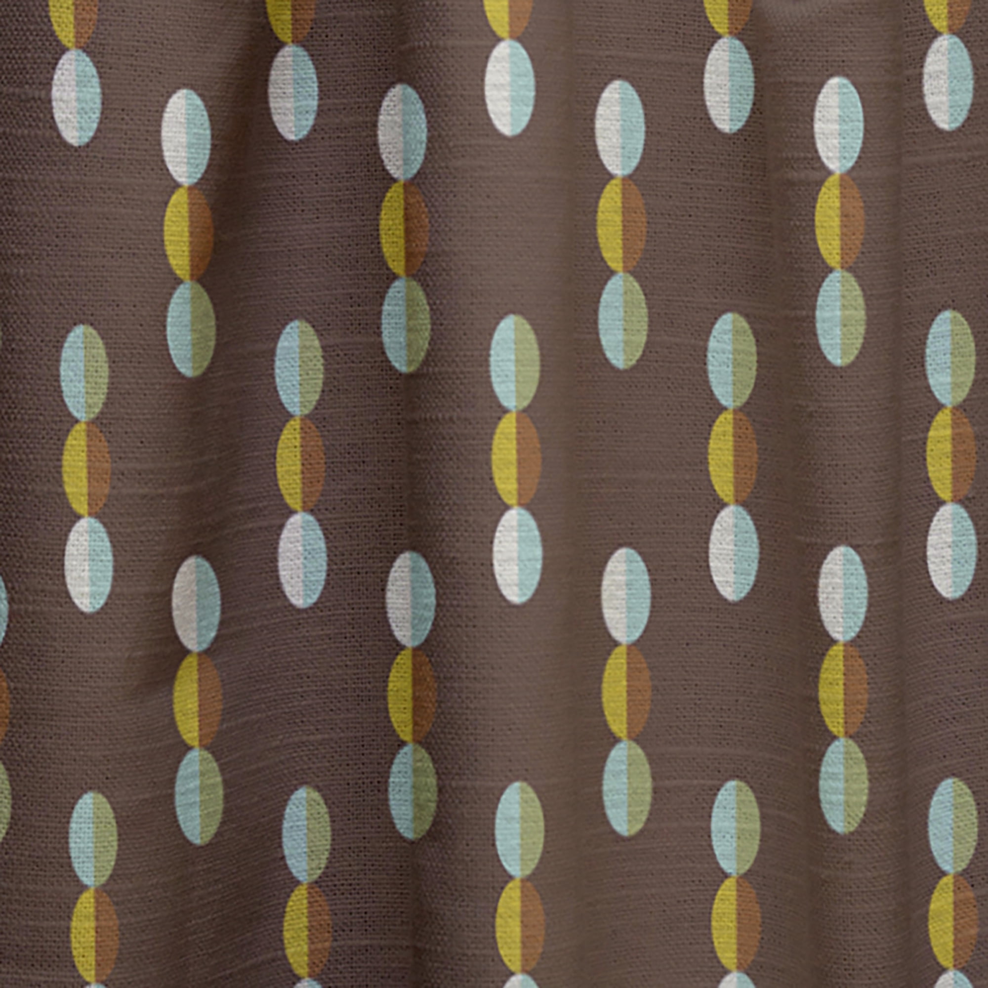 Designart 'Mod Dots Geometric' Mid-Century Modern Curtain Panel