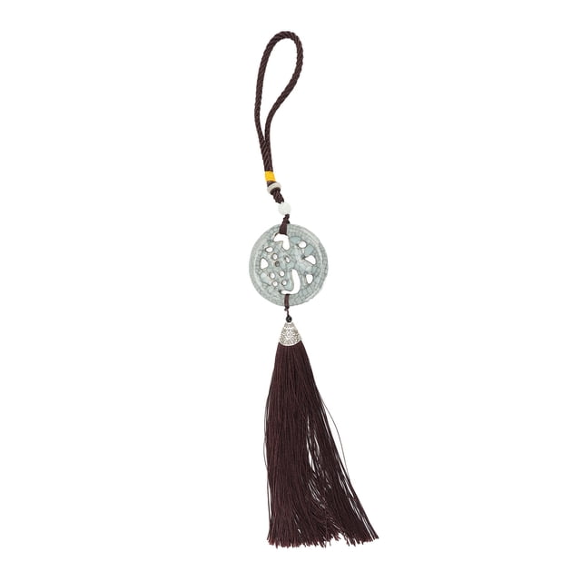 Tassel Pendant, Porcelain Ornament Light Weight Keychain Tassel For Car ANGGREK Tipo 1