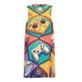 thumbnail image 3 of Gamepad Controller Colorful Spring Summer Dresses for Women Fashion T-shirt Dress Casual Sleeveless Loose Sundress with Pockets, 3 of 5