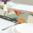 thumbnail image 4 of Yayeee Table Runner 70 inches Long Home Kitchen Dinning Party Decoration, Mid Century Orange Juice, 4 of 7