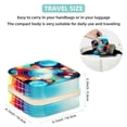thumbnail image 5 of Geometric Cube Travel Portable Square Jewelry Box Organizer for Rings, Earrings, Necklaces, Bracelets for Girls and Women, 5 of 6