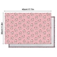 thumbnail image 6 of Pink Cow Heart Pattern Summer Placemats Table Placemats Set Of 4-Linen Kitchen Washable Placemats Table Mats 11.8"x17.7" Non-Slip Heat Resistant, 6 of 6