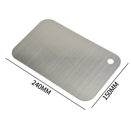 

Stainless Steel Heavy Duty Cutting Board Chopping Board for Home Kitchen