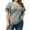 Army Green-02, variant on Mittory Womens Plus Size T Shirt V Neck Loose Fit Ruffle Sleeve Summer Hollow Casual Tops Blouse